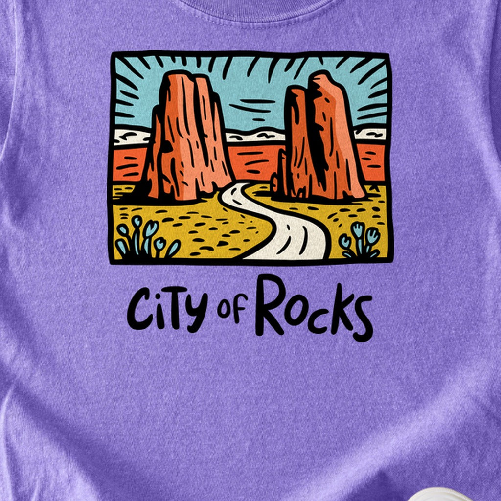 City of Rocks National Reserve Kids Cotton T-Shirt