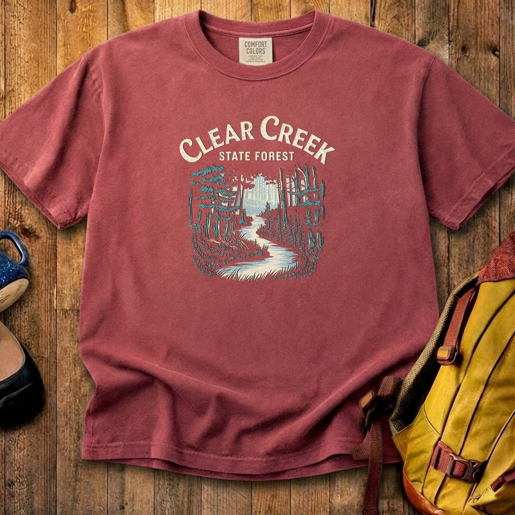 Clear Creek State Forest Cotton T-Shirt