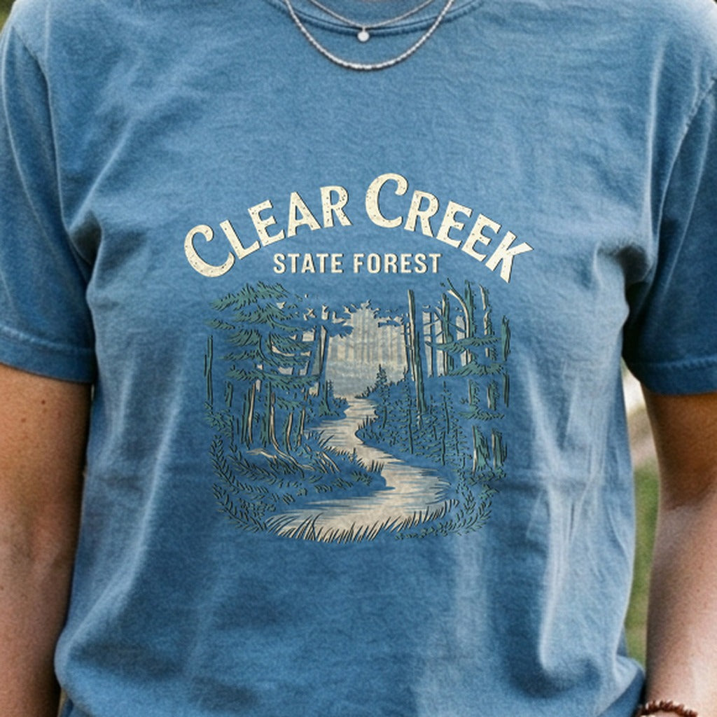Clear Creek State Forest Cotton T-Shirt