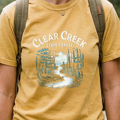 Clear Creek State Forest Cotton T-Shirt