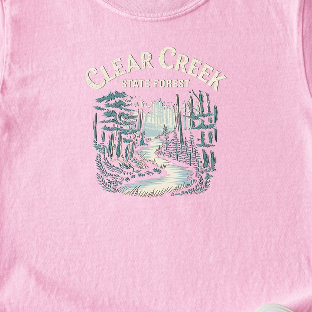 Clear Creek State Forest Kids Cotton T-Shirt