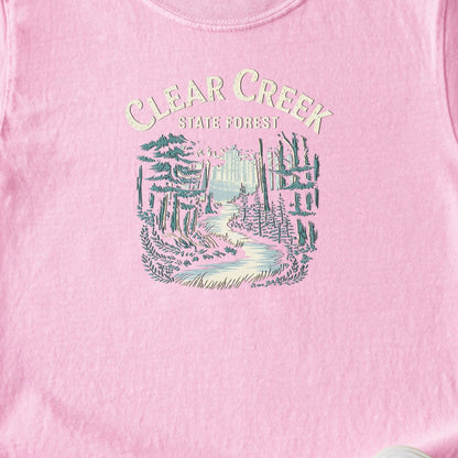 Clear Creek State Forest Kids Cotton T-Shirt
