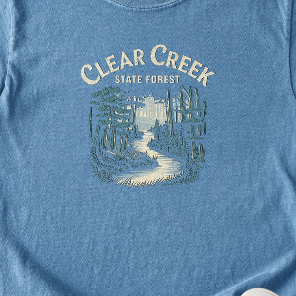 Clear Creek State Forest Kids Cotton T-Shirt