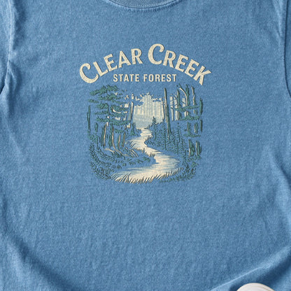 Clear Creek State Forest Kids Cotton T-Shirt