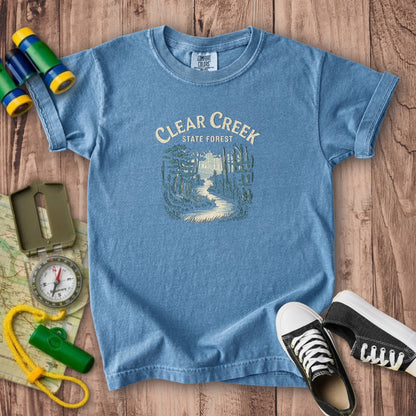 Clear Creek State Forest Kids Cotton T-Shirt