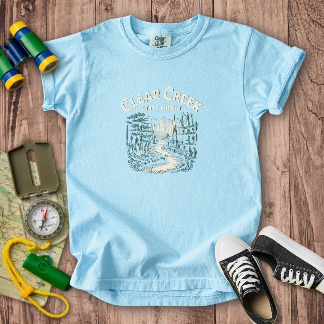 Clear Creek State Forest Kids Cotton T-Shirt