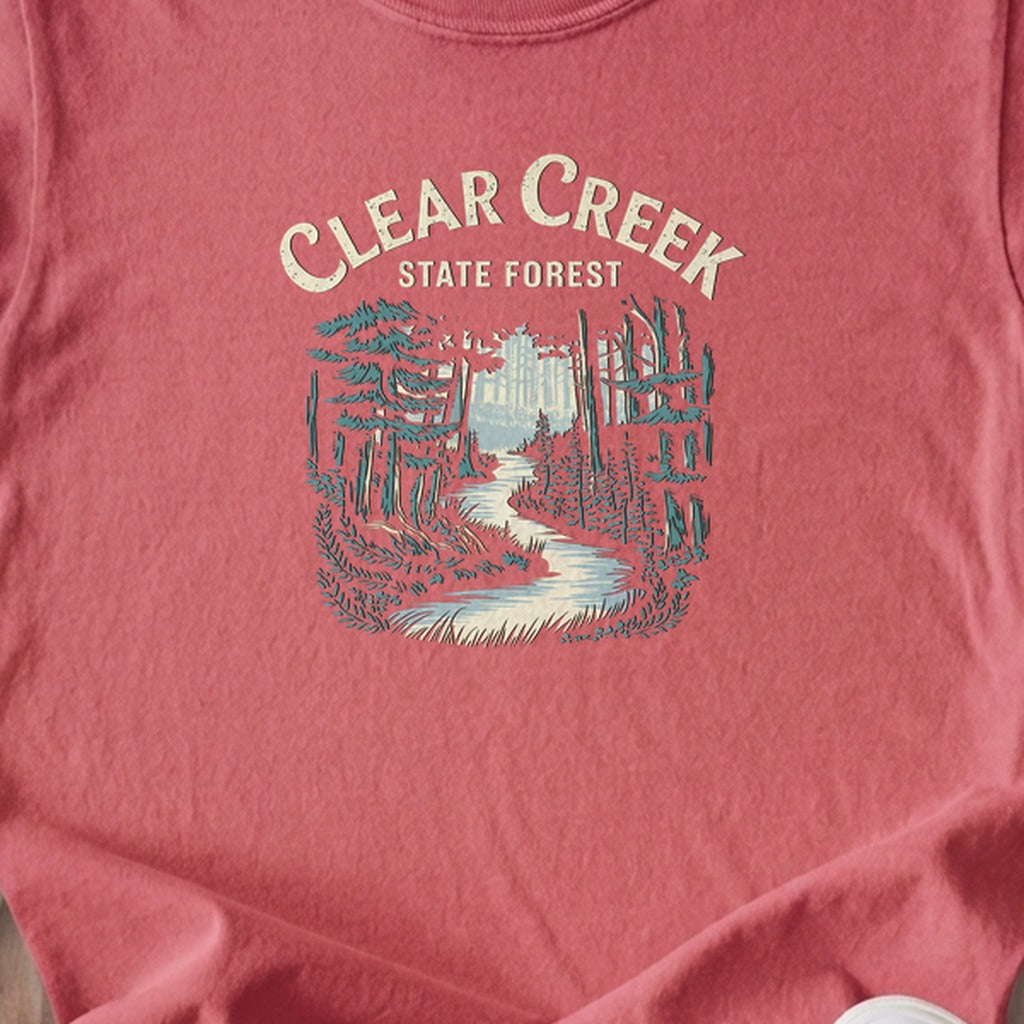 Clear Creek State Forest Kids Cotton T-Shirt