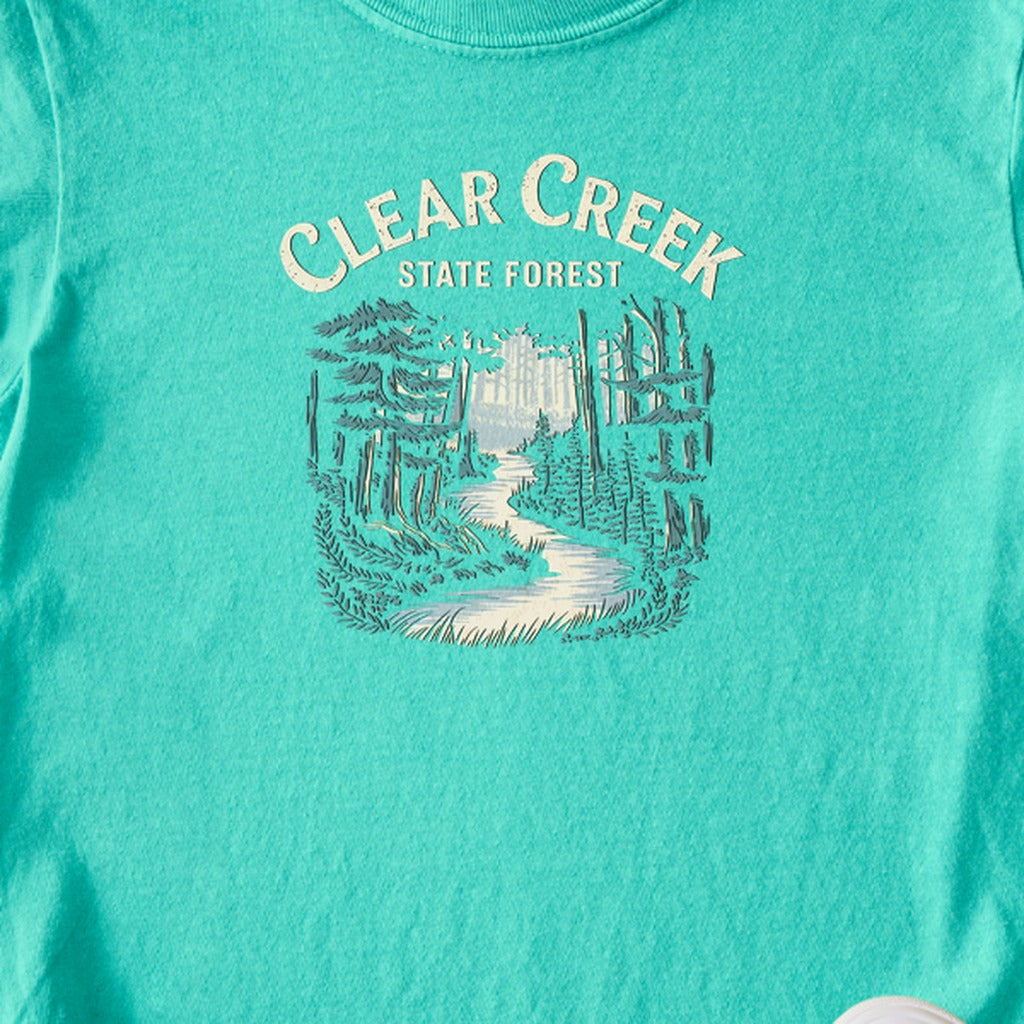 Clear Creek State Forest Kids Cotton T-Shirt