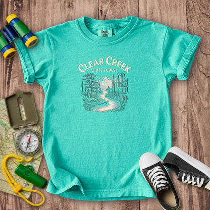 Clear Creek State Forest Kids Cotton T-Shirt