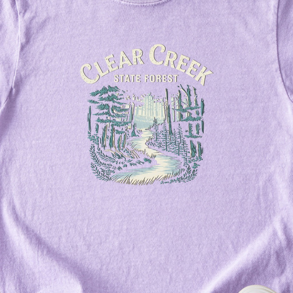 Clear Creek State Forest Kids Cotton T-Shirt