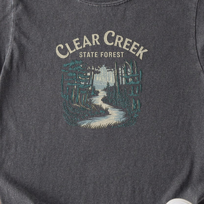 Clear Creek State Forest Kids Cotton T-Shirt