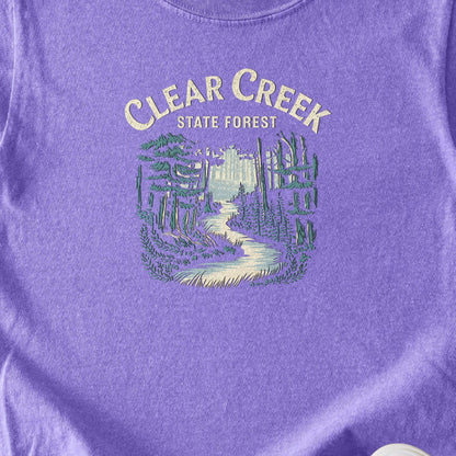 Clear Creek State Forest Kids Cotton T-Shirt