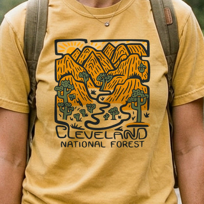 Cleveland National Forest Cotton T-Shirt