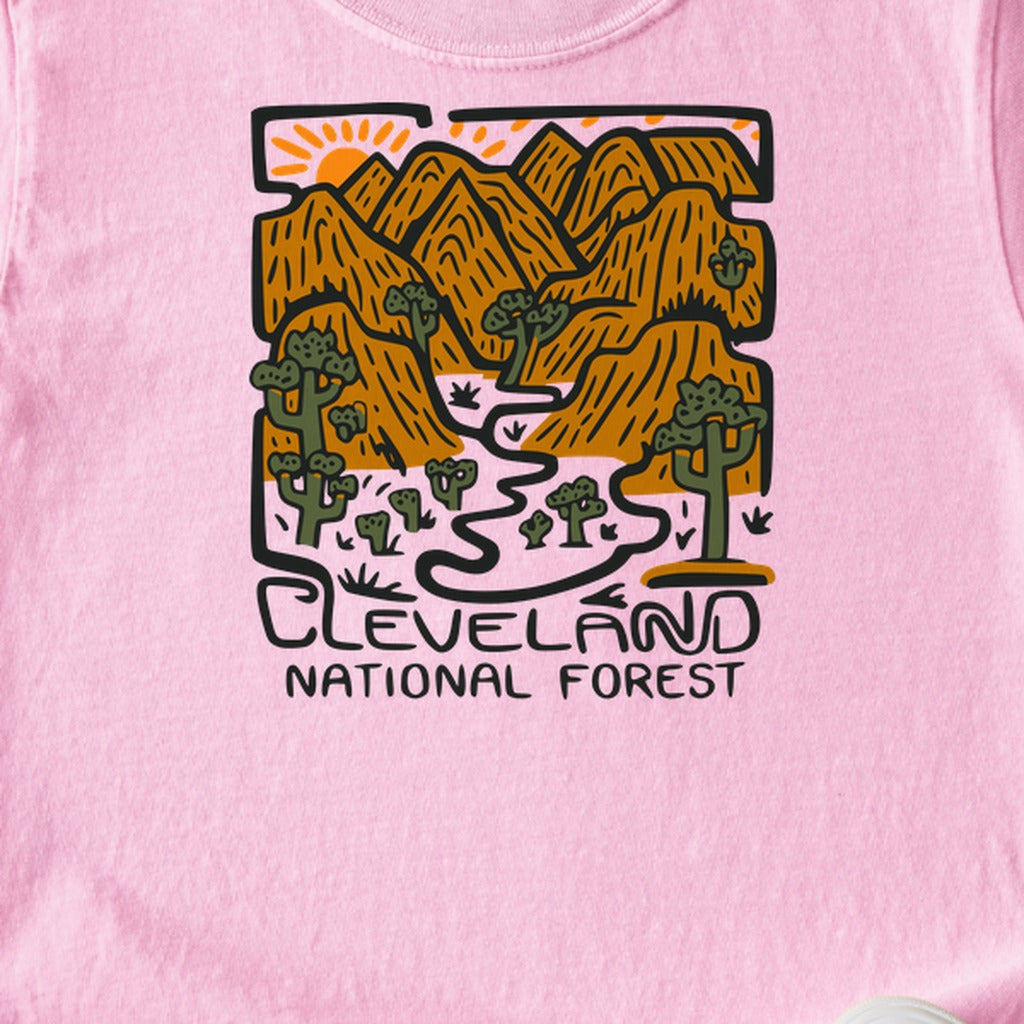 Cleveland National Forest Kids Cotton T-Shirt