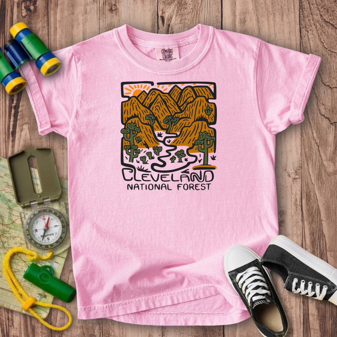 Cleveland National Forest Kids Cotton T-Shirt