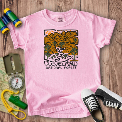 Cleveland National Forest Kids Cotton T-Shirt