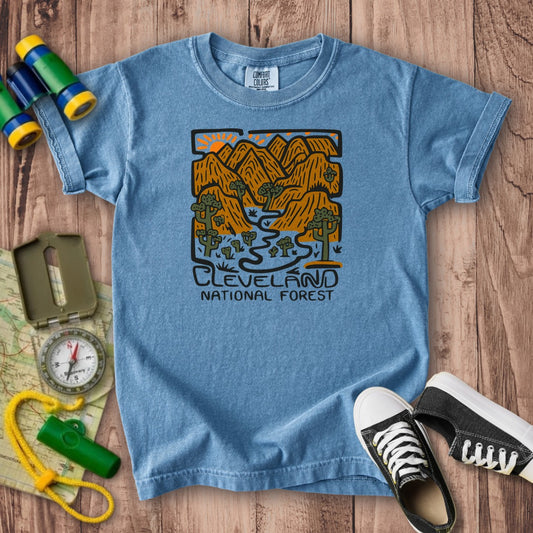 Cleveland National Forest Kids Cotton T-Shirt