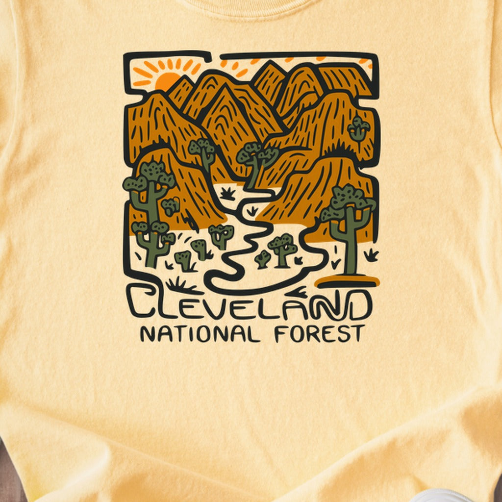 Cleveland National Forest Kids Cotton T-Shirt