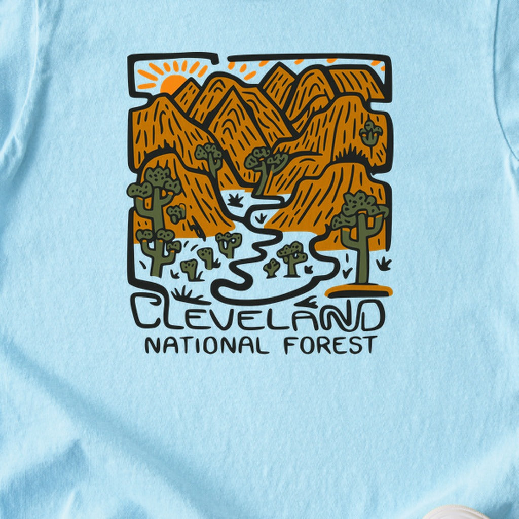 Cleveland National Forest Kids Cotton T-Shirt
