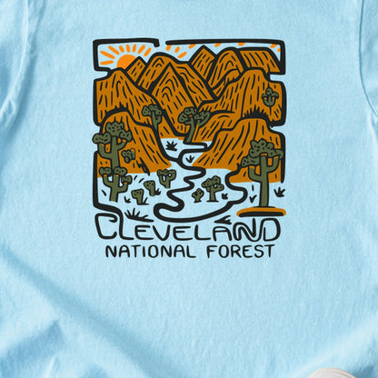 Cleveland National Forest Kids Cotton T-Shirt