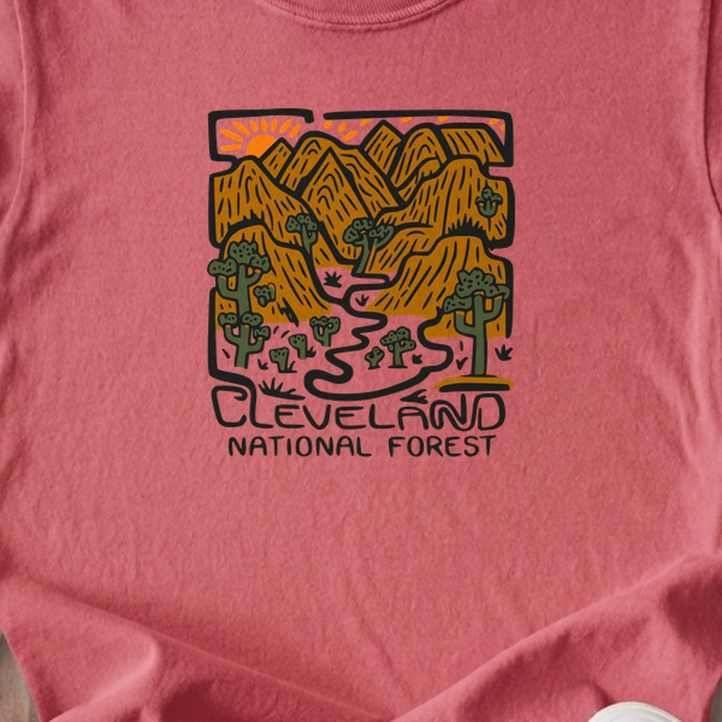 Cleveland National Forest Kids Cotton T-Shirt