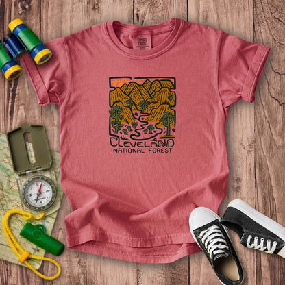 Cleveland National Forest Kids Cotton T-Shirt