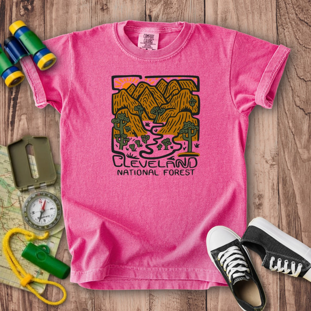 Cleveland National Forest Kids Cotton T-Shirt
