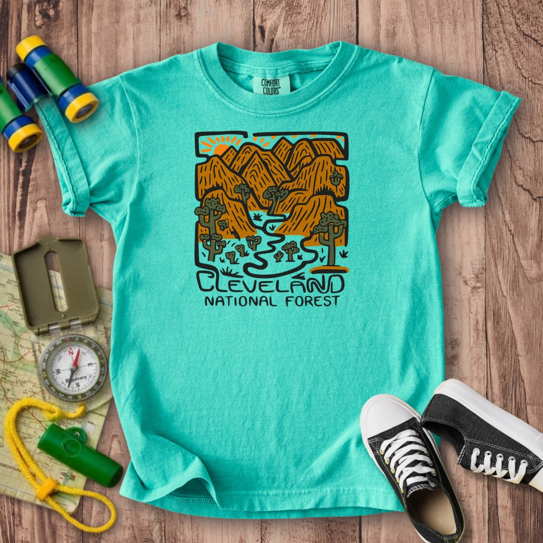 Cleveland National Forest Kids Cotton T-Shirt