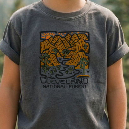 Cleveland National Forest Kids Cotton T-Shirt