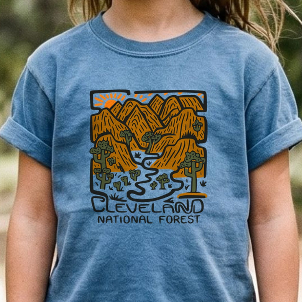 Cleveland National Forest Kids Cotton T-Shirt