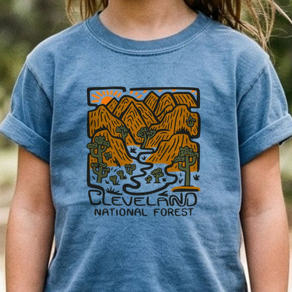 Cleveland National Forest Kids Cotton T-Shirt