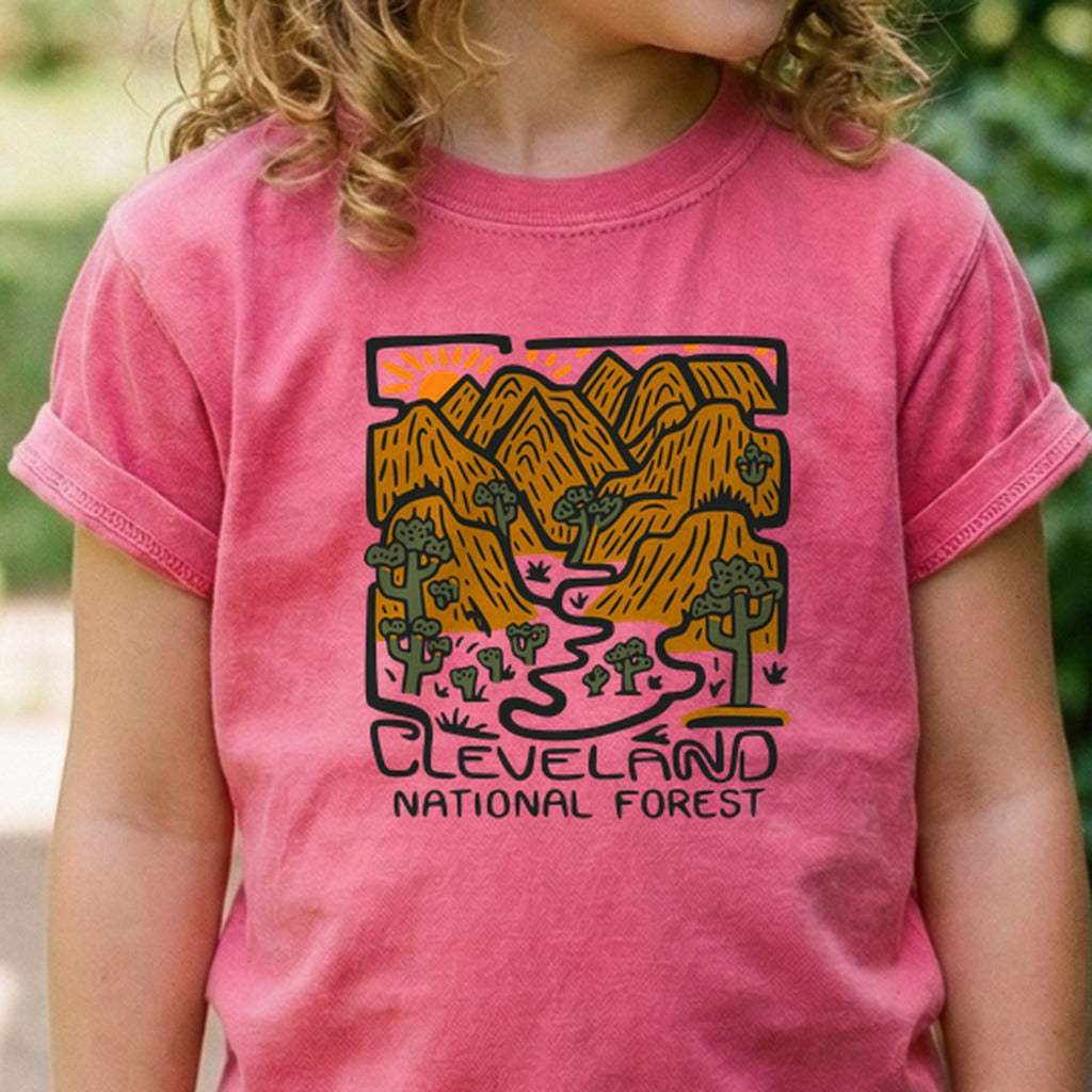 Cleveland National Forest Kids Cotton T-Shirt