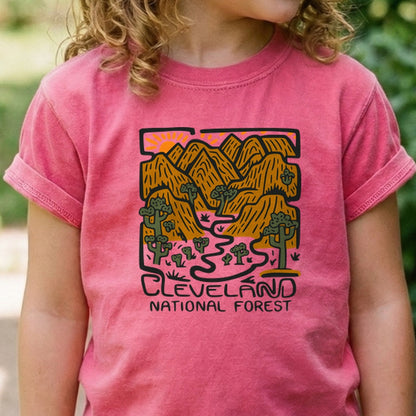 Cleveland National Forest Kids Cotton T-Shirt