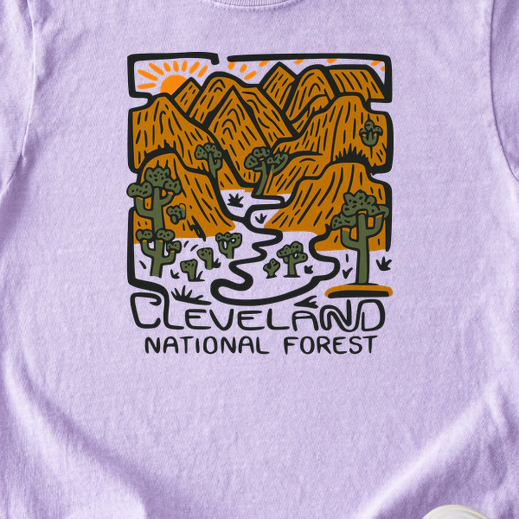 Cleveland National Forest Kids Cotton T-Shirt