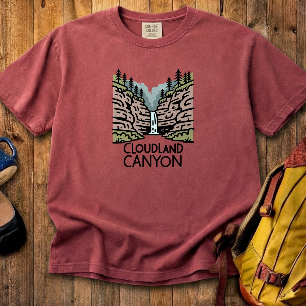 Cloudland Canyon State Park Cotton T-Shirt