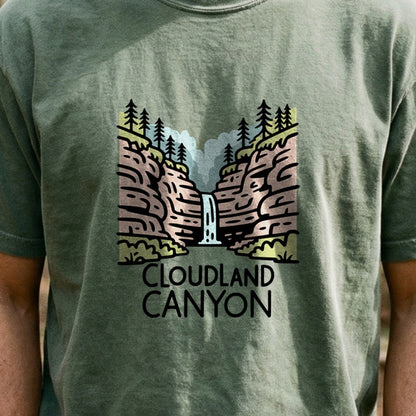 Cloudland Canyon State Park Cotton T-Shirt