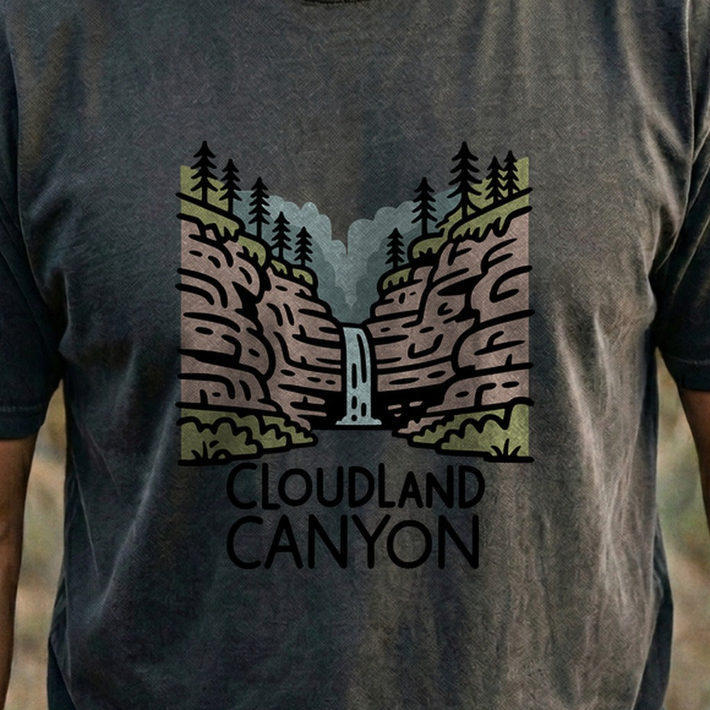 Cloudland Canyon State Park Cotton T-Shirt