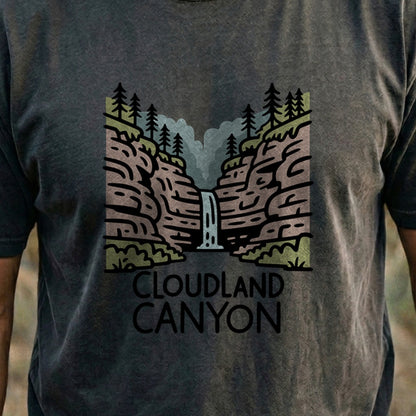 Cloudland Canyon State Park Cotton T-Shirt