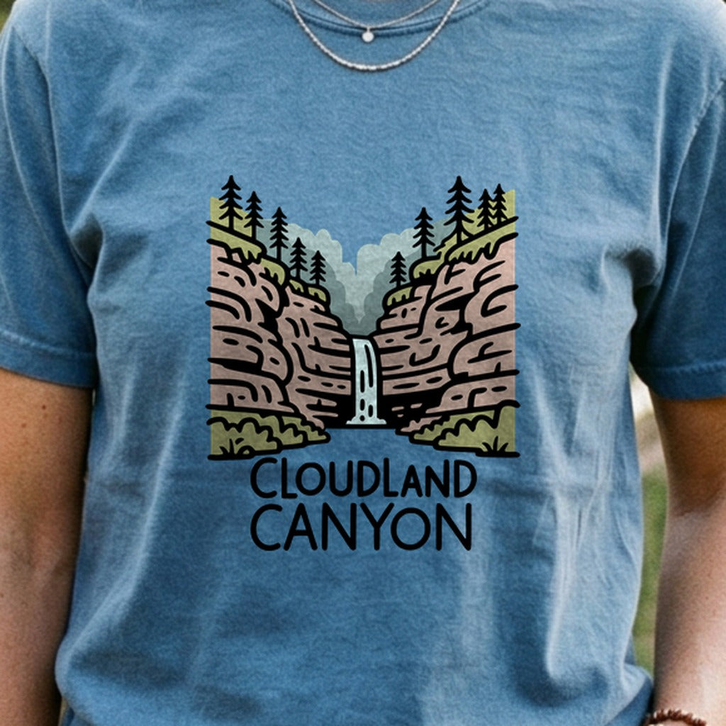 Cloudland Canyon State Park Cotton T-Shirt