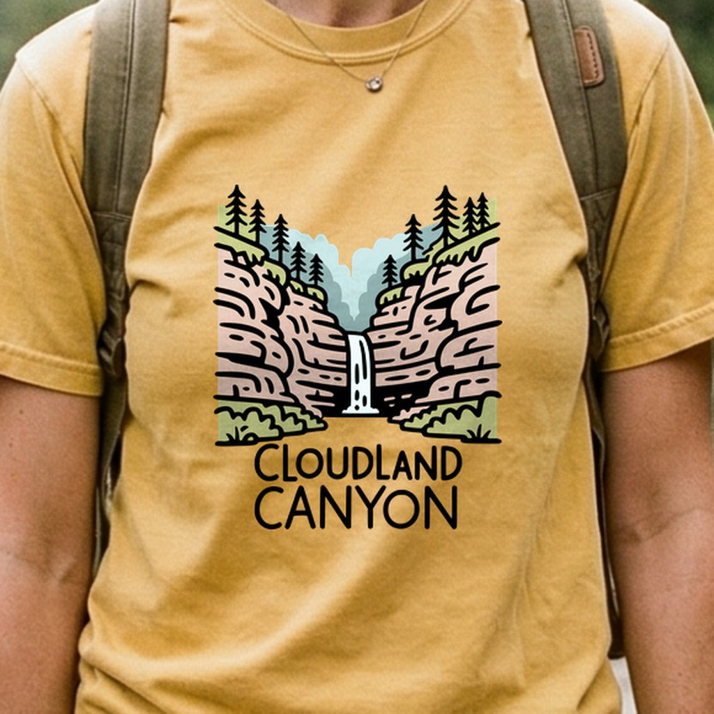 Cloudland Canyon State Park Cotton T-Shirt