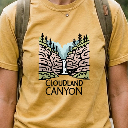 Cloudland Canyon State Park Cotton T-Shirt