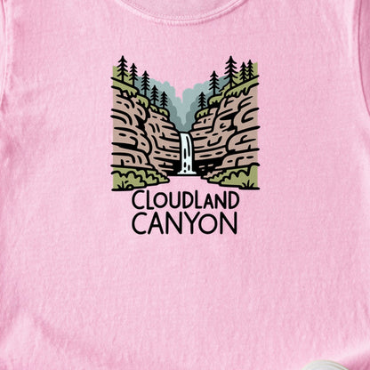 Cloudland Canyon State Park Kids Cotton T-Shirt