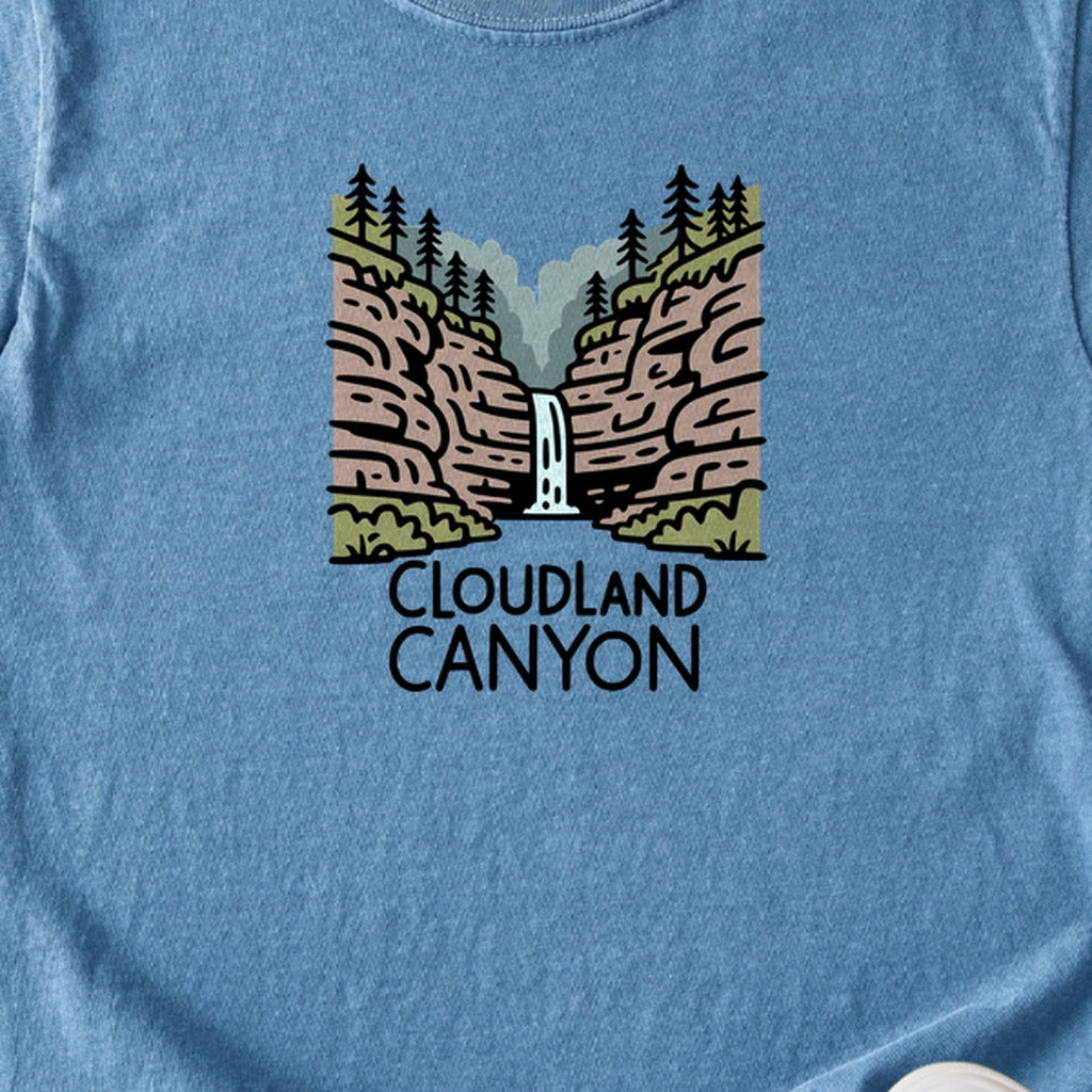 Cloudland Canyon State Park Kids Cotton T-Shirt