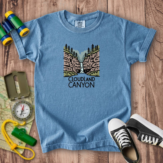 Cloudland Canyon State Park Kids Cotton T-Shirt