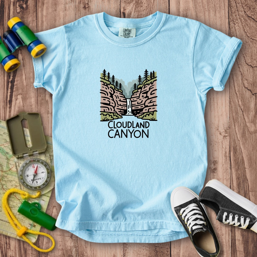 Cloudland Canyon State Park Kids Cotton T-Shirt