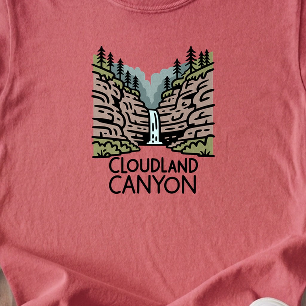 Cloudland Canyon State Park Kids Cotton T-Shirt