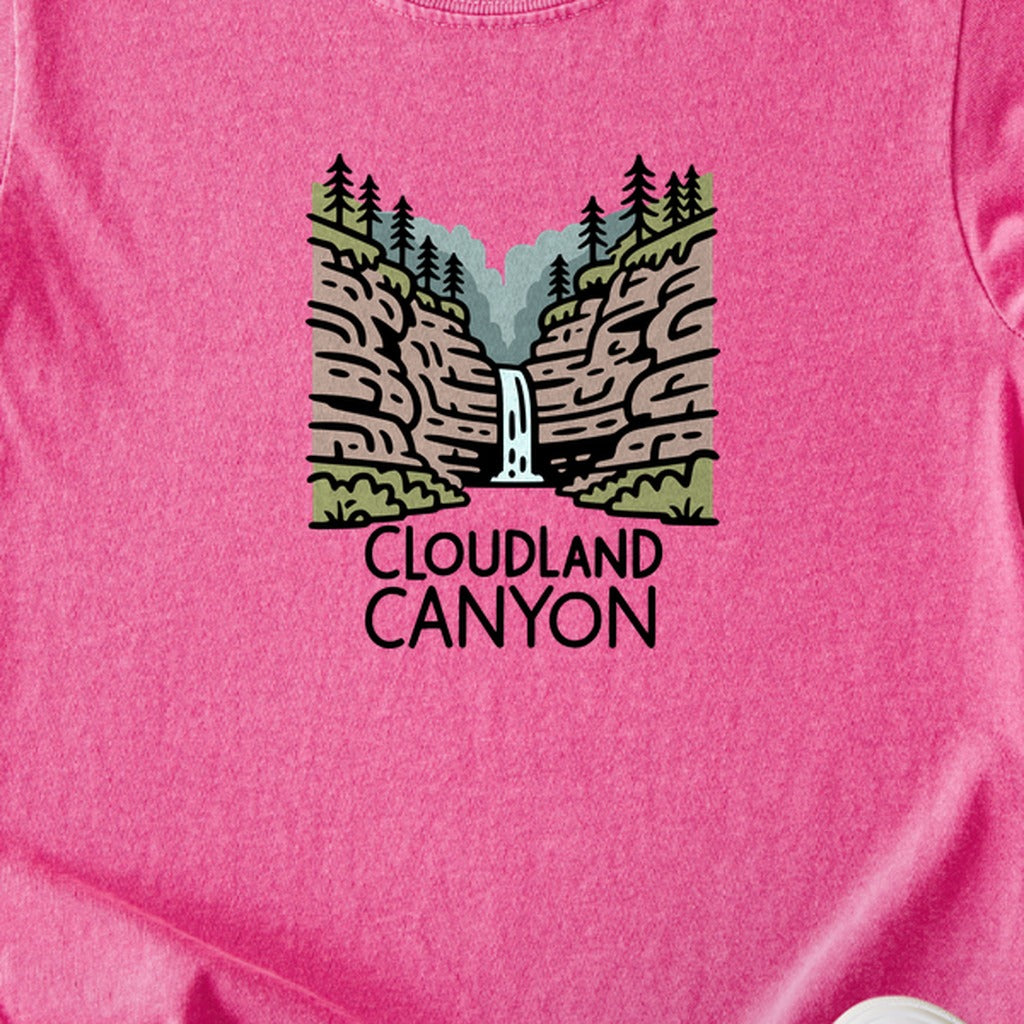 Cloudland Canyon State Park Kids Cotton T-Shirt