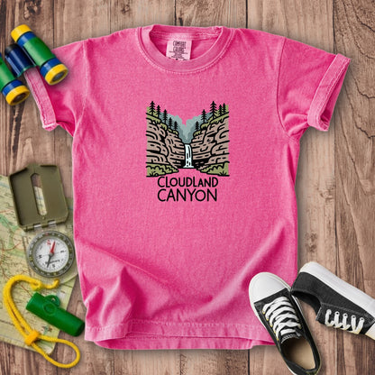 Cloudland Canyon State Park Kids Cotton T-Shirt