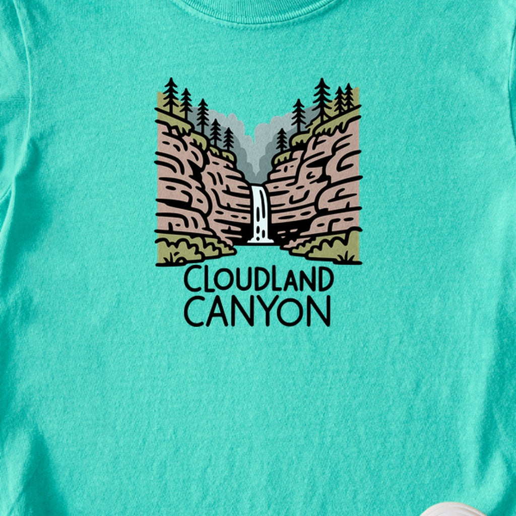 Cloudland Canyon State Park Kids Cotton T-Shirt