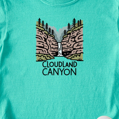 Cloudland Canyon State Park Kids Cotton T-Shirt